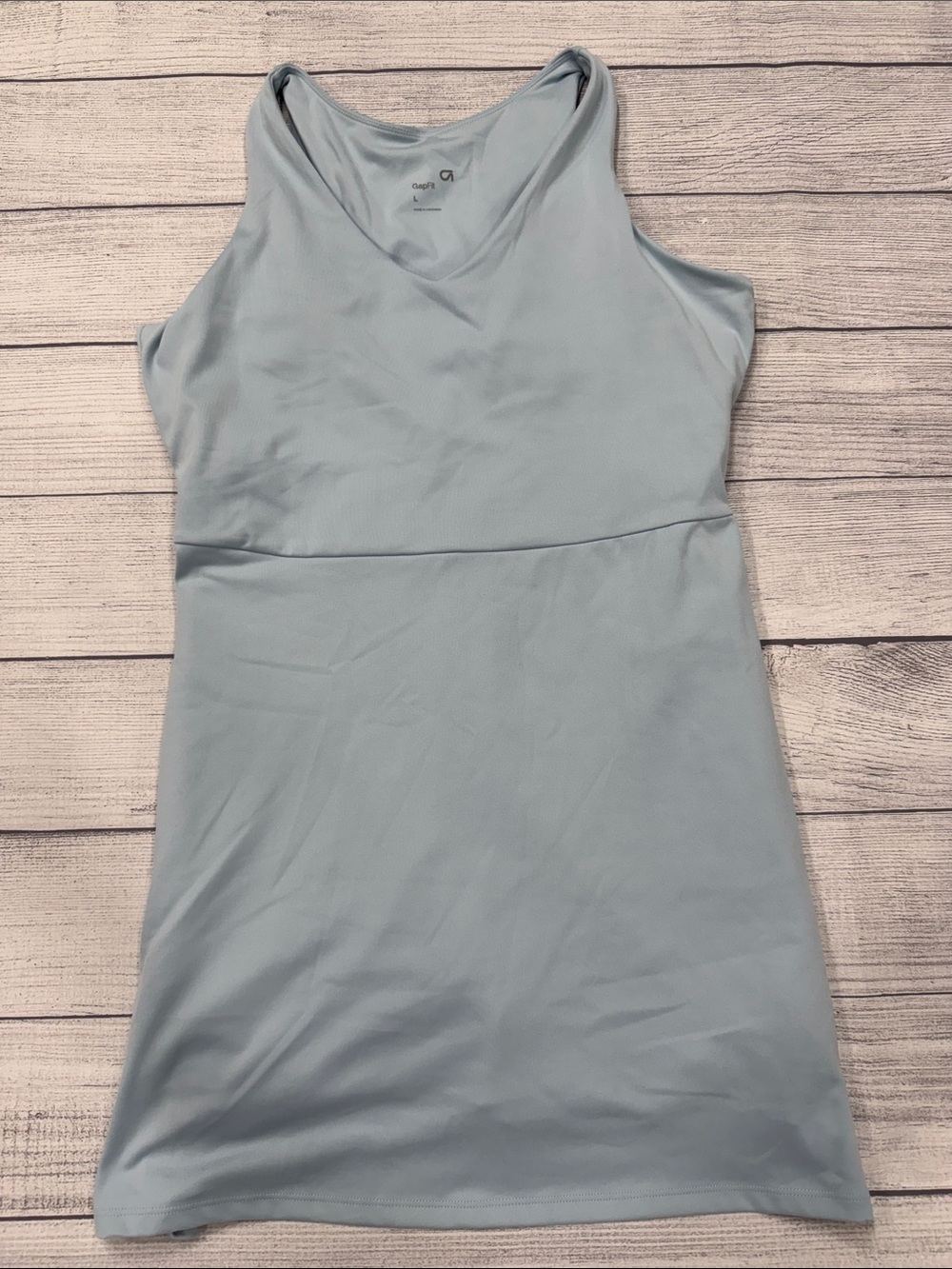 GapFit Gray Built In Shorts Athletic Dress Size Large Activewear